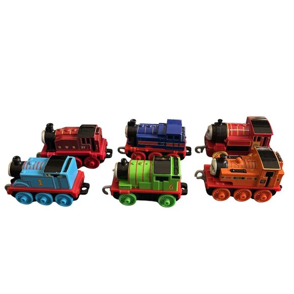 Thomas & Friends Take-Along 3" Diecast Train Set 6 Collectible Engines 2018 Matt - Picture 2 of 6